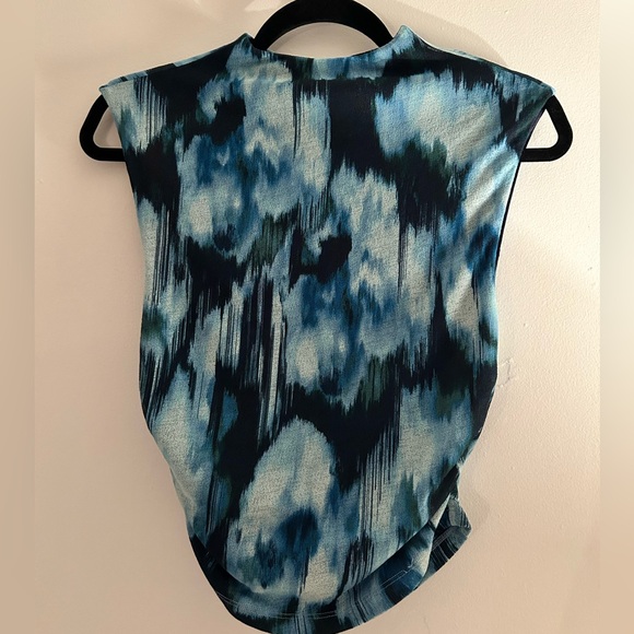 NWOT Abercrombie & Fitch Blue Blouse - Picture 1 of 4